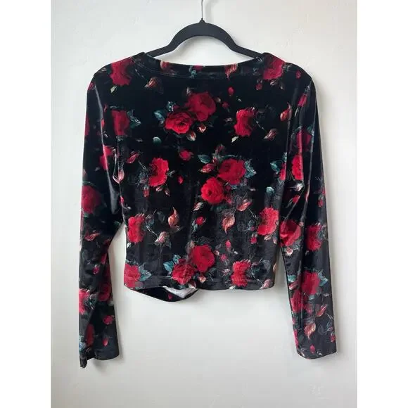 Autumn Adeigbo Rowenna Cutout Blouse 90’s, Sexy, Whimseygoth, Sexy, Y2K, SZ 10 - Picture 3 of 6